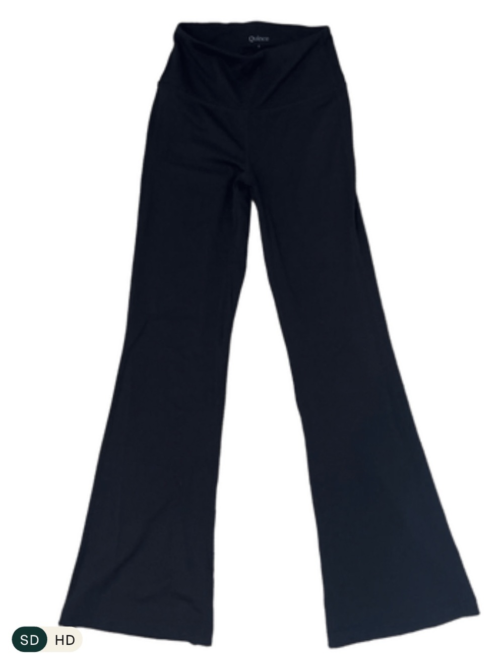 Quince Black Flare Leggings